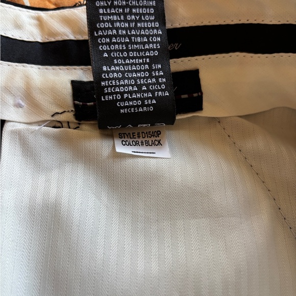 Alan Flusser Men's Black Golf Pants 34W/32L NWT - Picture 5 of 5